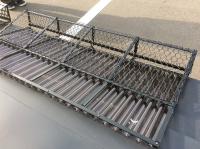 軒先用　融雪スノーフェンス　900×400(定番サイズ) ステンレス製　フック付 落雪防止ネット　