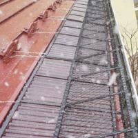 軒先スノーフェンス　スノーZ　900×160　フック無 ステンレス製 SUS304 スワロー工業