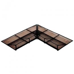 軒先スノーフェンス　スノーZ　入隅用　フック無 ドブメッキ製 スワロー工業