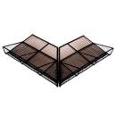 軒先スノーフェンス　スノーZ　出隅用　フック無 ドブメッキ製 スワロー工業