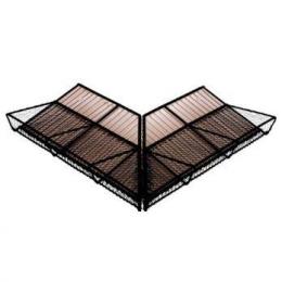 軒先スノーフェンス　スノーZ　出隅用　フック無 ドブメッキ製 スワロー工業